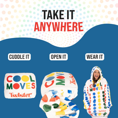 Plushible.comSnugiblesTwister Snugible | Blanket Hoodie & Pillow