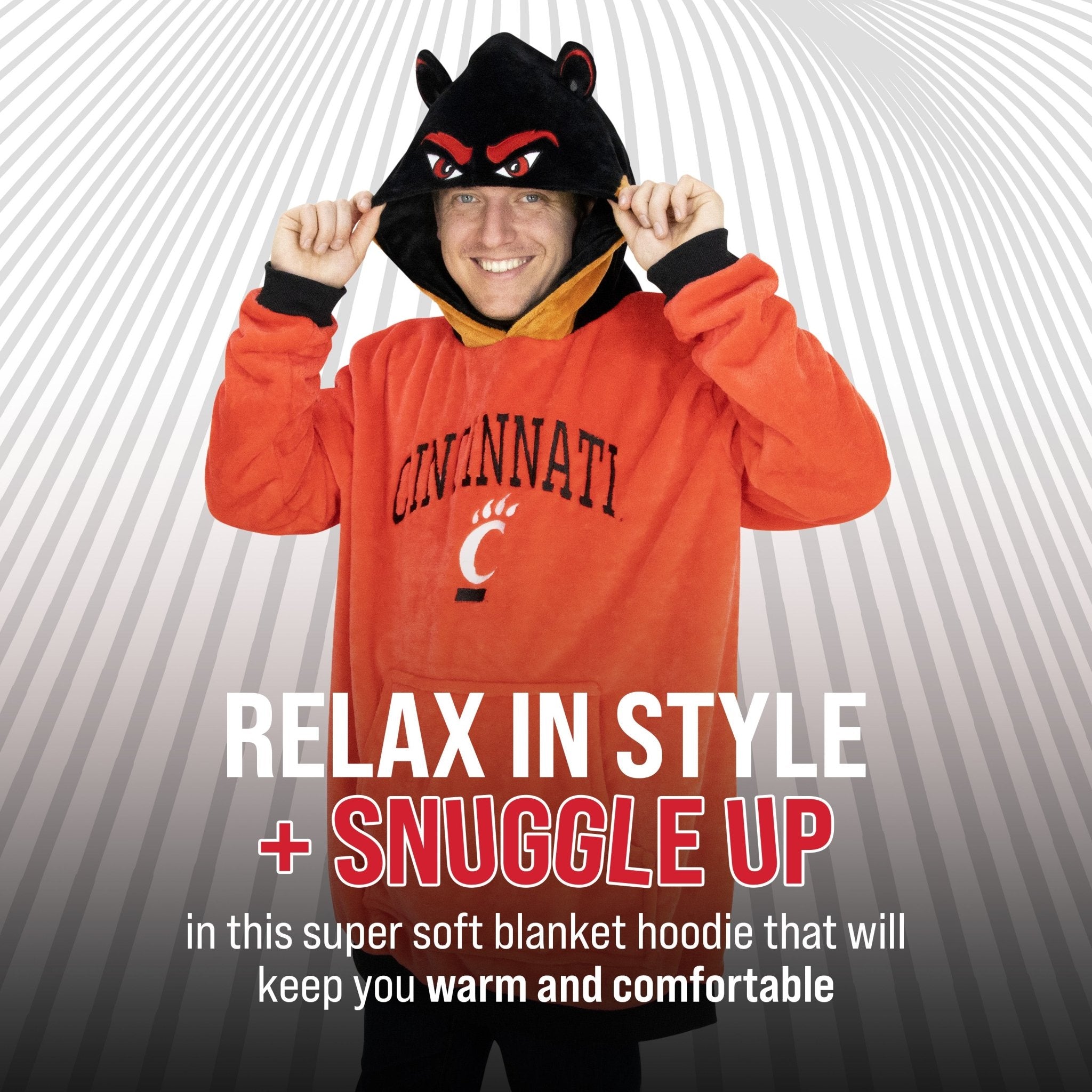 Plushible.comSnugiblesUniversity of Cincinnati Bearcats Snugible | Blanket Hoodie & Pillow