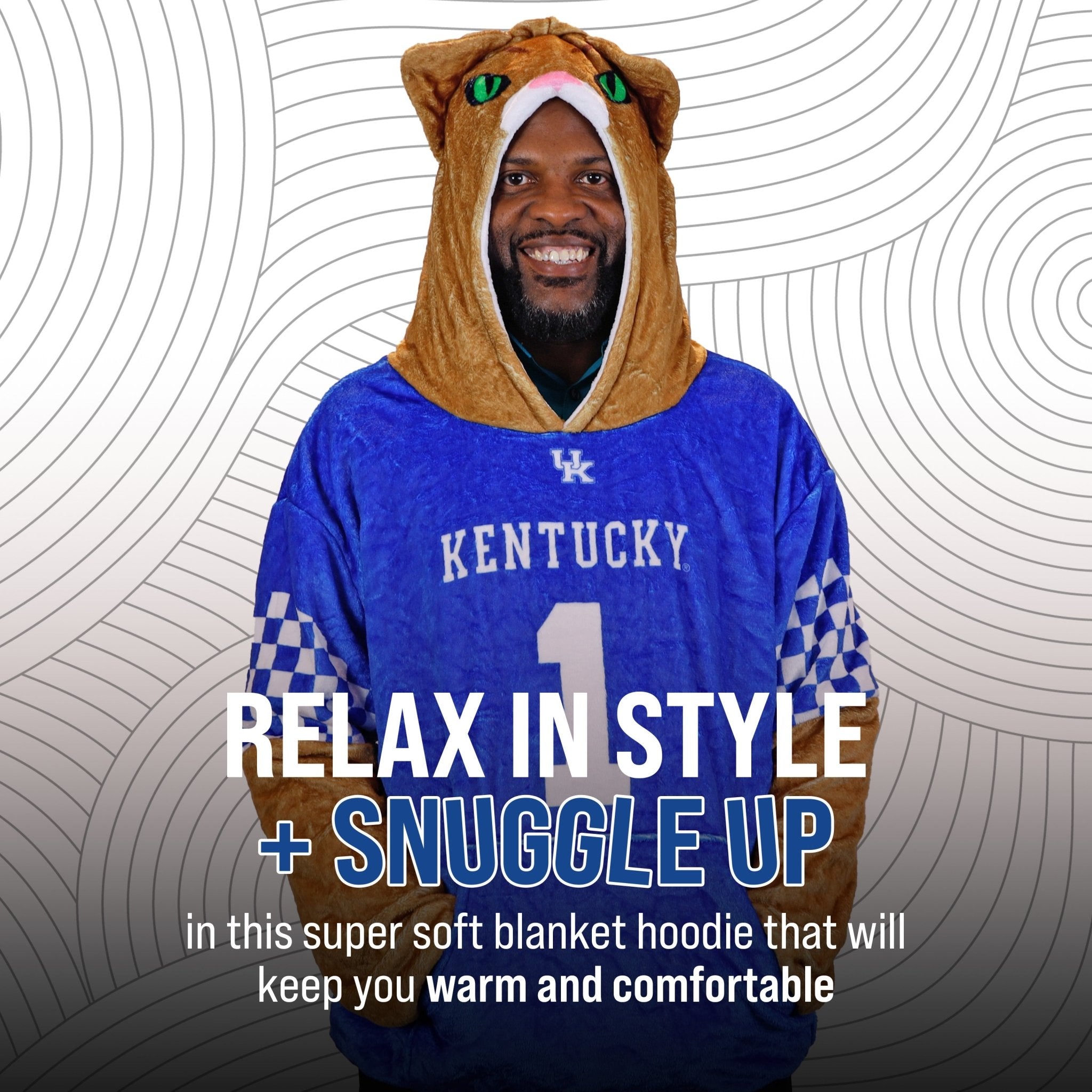 Plushible.comSnugiblesUniversity of Kentucky Wildcat Snugible 2 - in - 1 Blanket Hoodie & Pillow
