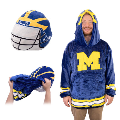 Plushible.comSnugiblesUniversity of Michigan Helmet Snugible | Blanket Hoodie & Pillow