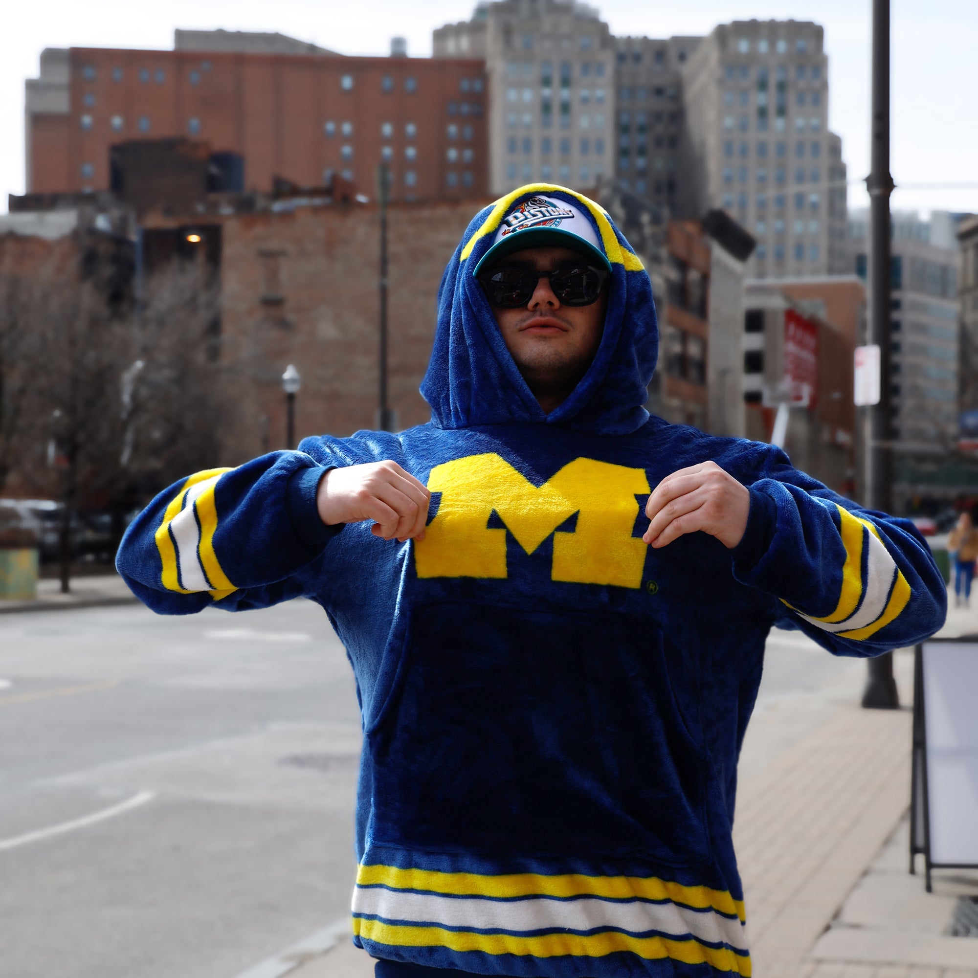 Plushible.comSnugiblesUniversity of Michigan Helmet Snugible | Blanket Hoodie & Pillow