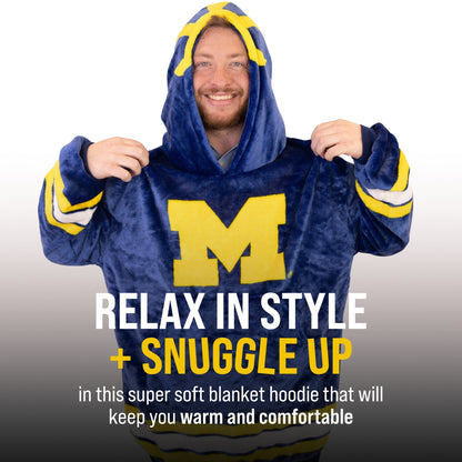 Plushible.comSnugiblesUniversity of Michigan Helmet Snugible | Blanket Hoodie & Pillow