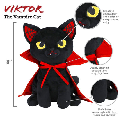 Plushible.comPlushViktor the Vampire Cat Plushie