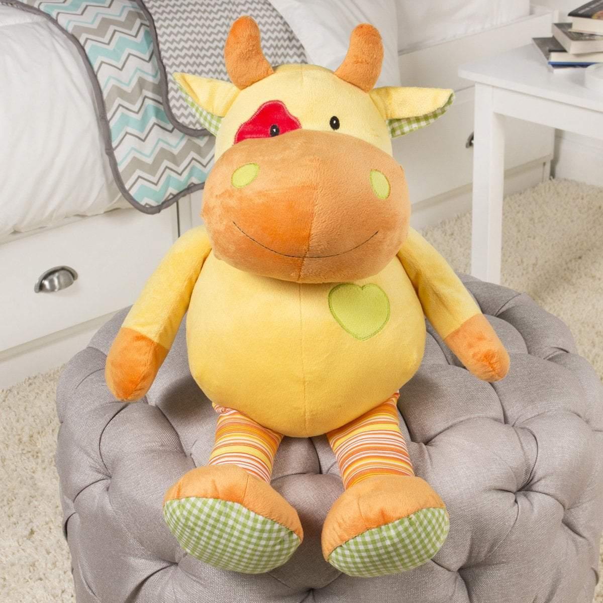 Plushible.comStuffed Animals"Wellington" the 15in Bright Striped Cow by Beverly Hills Teddy Bear Company